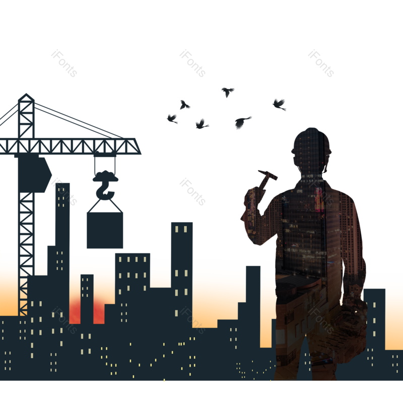 元素图片,素材元素,工人PNG,免抠素材